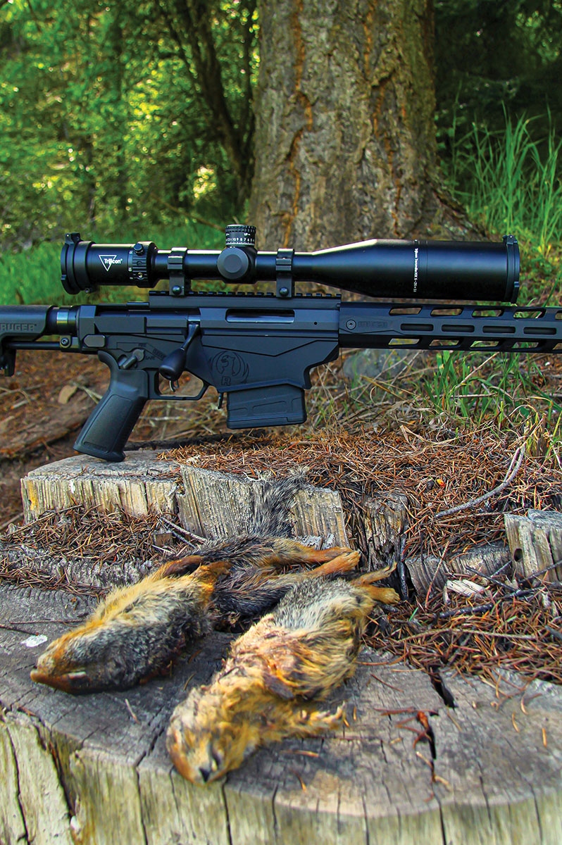 Patrick mounted the Trijicon Tenmile HX 5-24x 50mm scope on his 6mm Creedmoor chambered in a Ruger Precision Rifle and put the optic through the paces while shooting northern Idaho Columbia ground squirrels, making hits out to 367 yards.